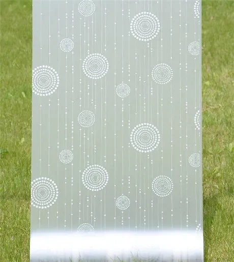 Decorative Privacy Vinyl Window Adhesive Film Window Sticker Decals Waterproof Sun UV Protection Bamboo Sliding Door Bathroom