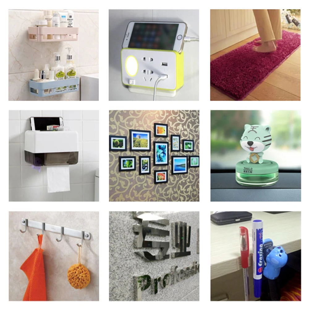 1/3/5M Traceless And Reusable Waterproof Double-sided Tape Nano Tape, Suitable For Kitchen, Bathroom, Office And Other Supplies