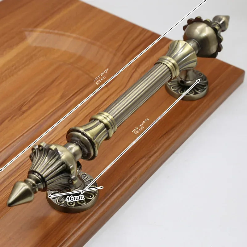 Heavy Duty Style Sliding Barn Door Handle Installation Drilling Required Wooden Door Handle Surface Finish Electroplated