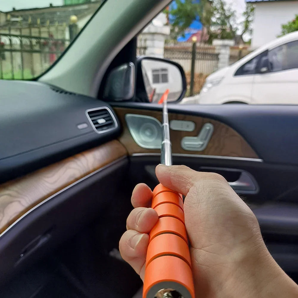 Portable Rainy Glass Window Cleaning Tool Wiper Telescopic Handle Car Side Mirror Squeegee Telescopic Rearview Mirror Squeegee