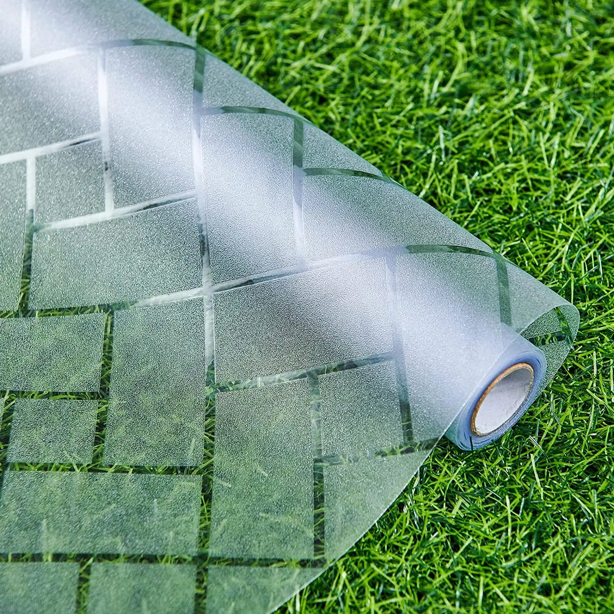 Window Privacy Film, Frosted Glass Static Cling Window Sticker, Vinyl Covering for Home Office Bathroom Decorative