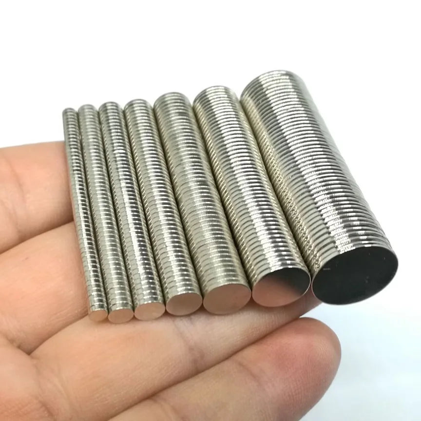 10 50PCS/LOT Disc Standard N52 NdFeB Magnet 3*1 4*1 5*1 6*1 8*1 10*1 Strong Thin Permanent Magnets 3x1 4x1 5x1 6x1 8x1 10x1 15x1