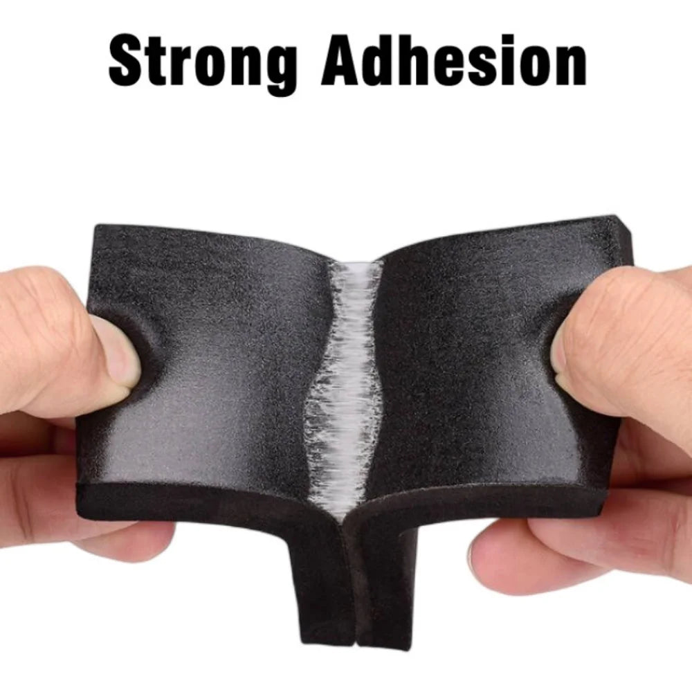 Rubber Self Adhesive Sponge Seal Strip Single Sided Adhesive EVA Black Foam Anti-collision Seal Gasket Width10-30mm Thick 2-20mm