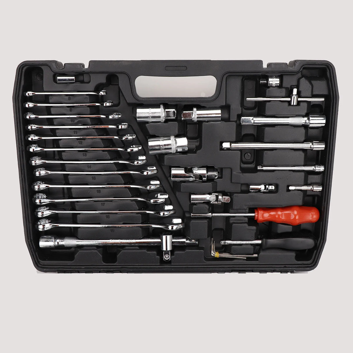 216PCS Professional Ratchet Wrench Socket Set 1/2" 1/4" 3/8" Wrench Repair Tool Home Repair Set with Black Box