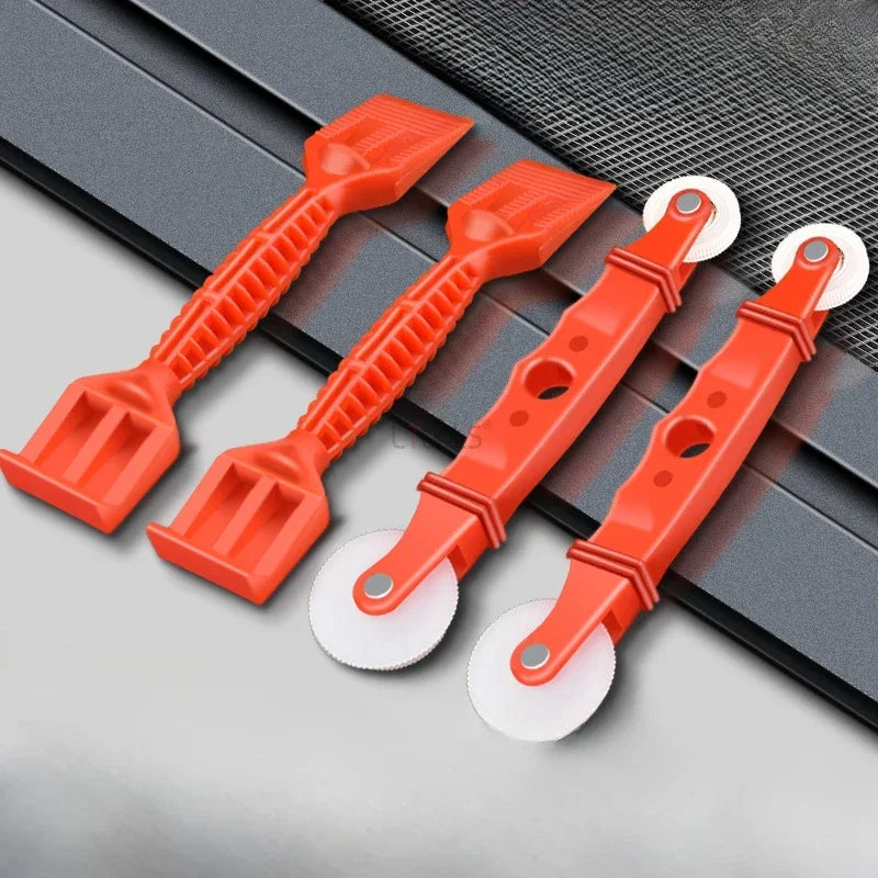 Rubber Mesh Wheel Window Installers Hand Tool Roller Spline Pulley for Door & Window Seal/Gasket Installation