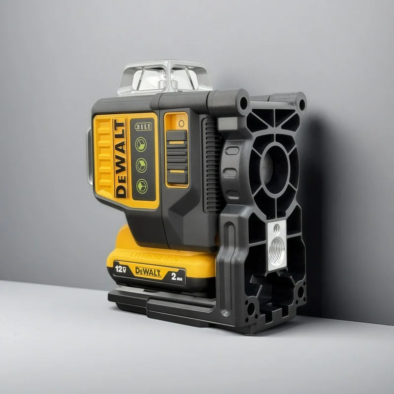2025 DW089LG 3 Sides*360 Degree Vertical 12V Lithium Battery 12 Lines Laser Level Horizontal Green Meter Outdoor TOOL