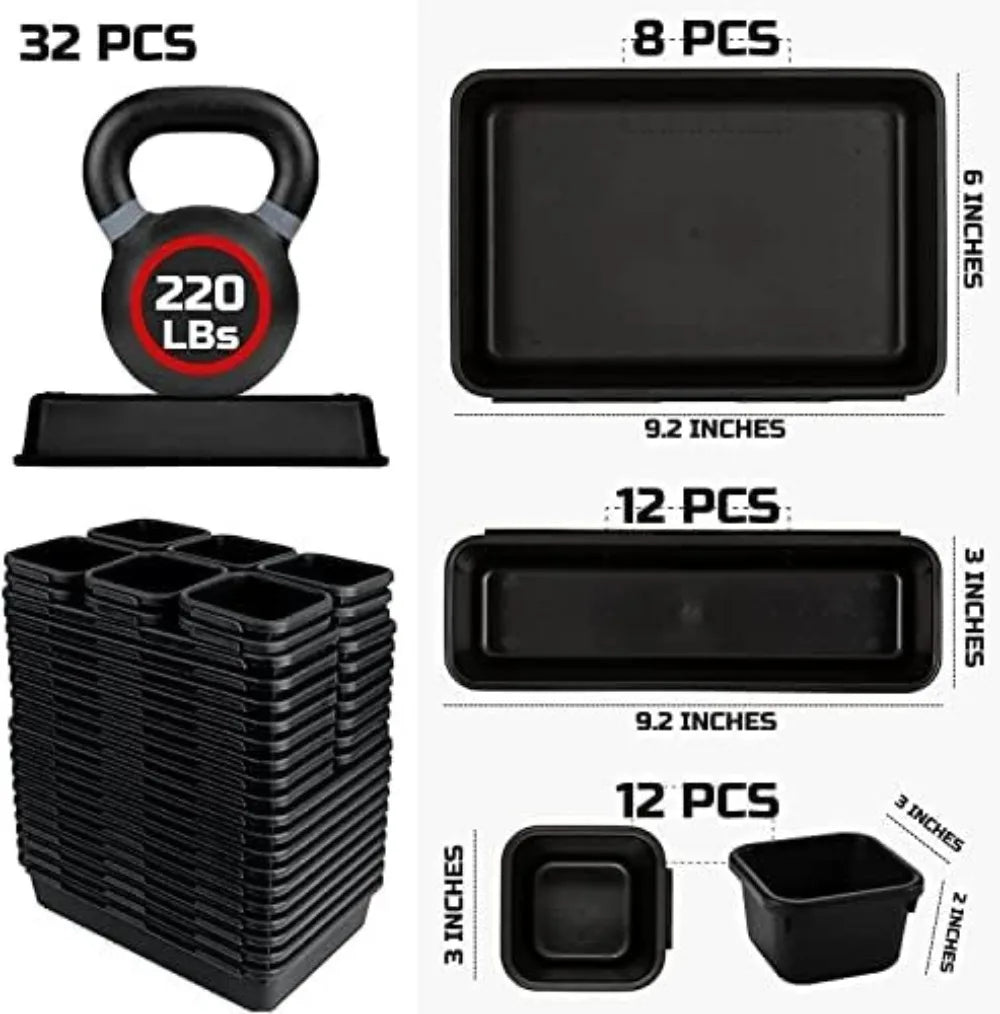 Tool Box Organizer Drawer Tray Dividers Set Workbench Cabinet Bins Tool Chest Organization Garage Hardware Tool Tray