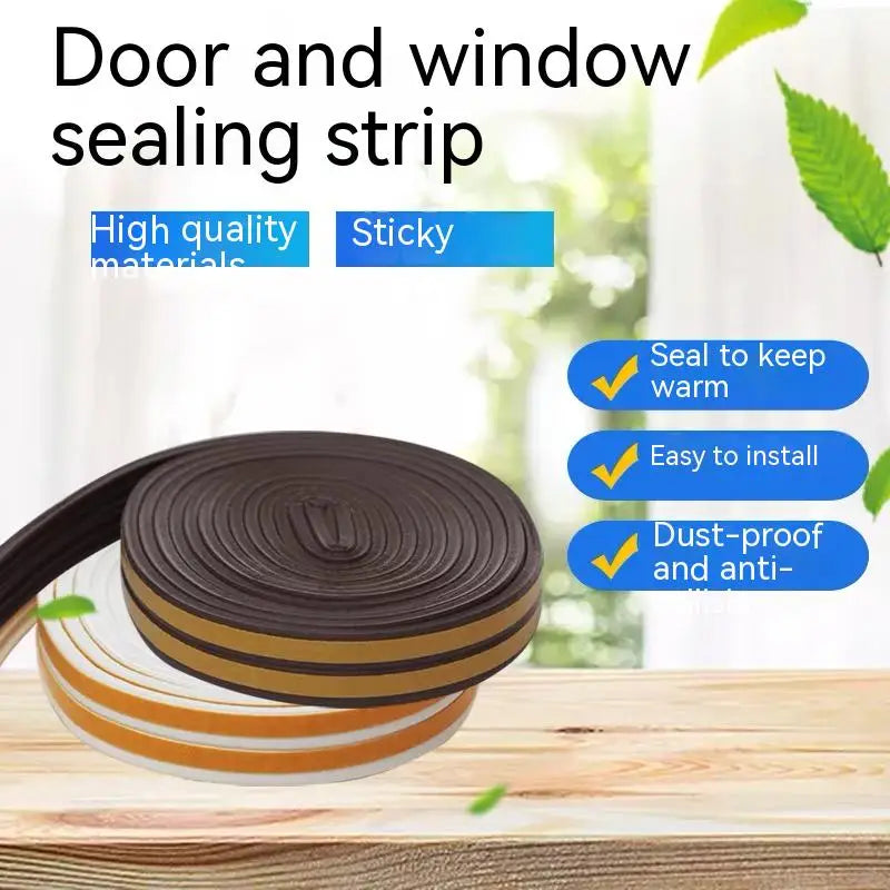 Door and window sealing strip, window windproof, warm insulation, aluminum alloy anti-theft door, door seam, door bottom soundpr