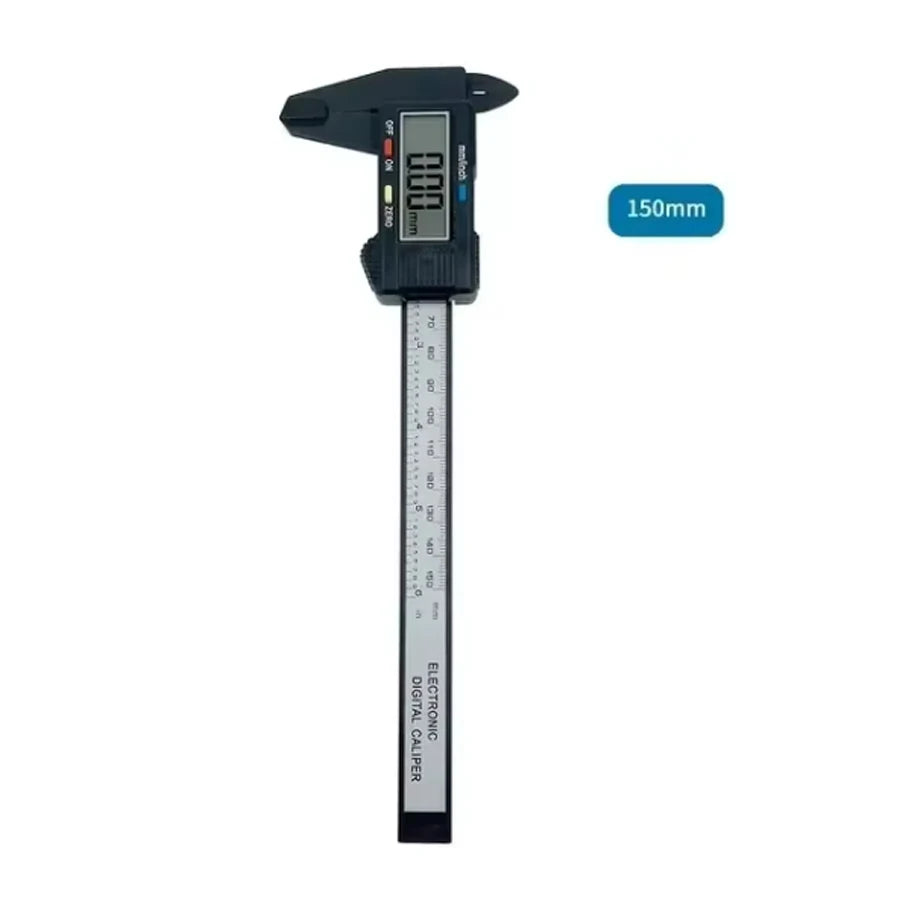 150mm 100mm Electronic Digital Caliper Carbon Fiber Dial Vernier Caliper Gauge Micrometer Measuring Tool Digital Ruler