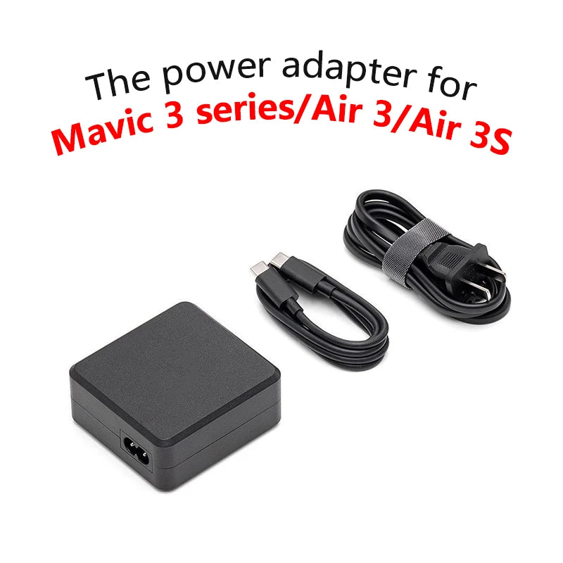 Original Accessory 100W Charger for Mavic 3 Series Suitable for Mavic 3 Air3/Air 3S Fast charging power adapter