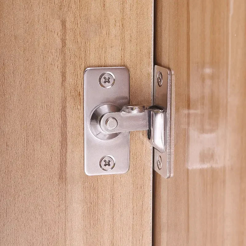 Durable 304 Stainless Steel Door Lock Latch - High-Security Home Protection - Rust-Resistant, Easy Install - For Long-Lasting