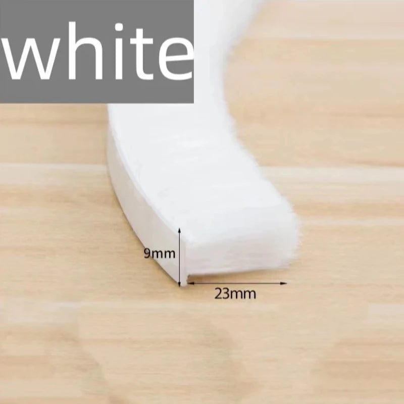 5/10/20M Self-adhesive Wool Sealing Strip, Aluminum Alloy Door And Window Insulation, Sound Insulation, And Collision Prevention