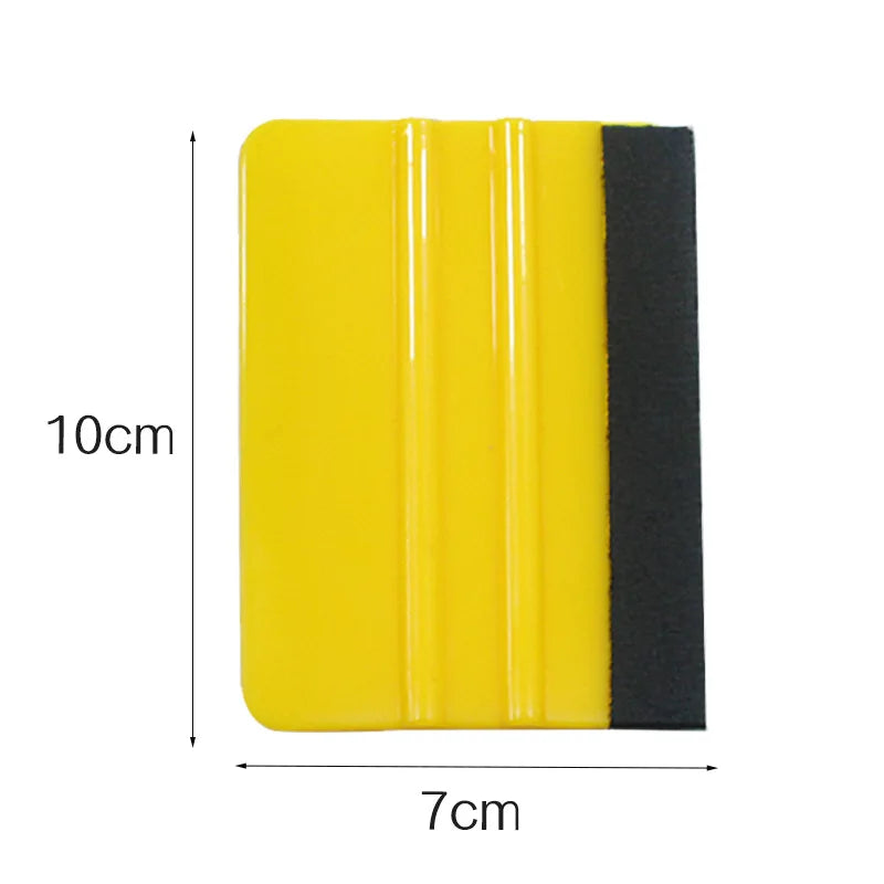 1Pc Auto Styling Felt Edge Vinyl Squeegee Car Vinyl Scraper for Vehicle Window Tint Film Wrapping Applicator Tool