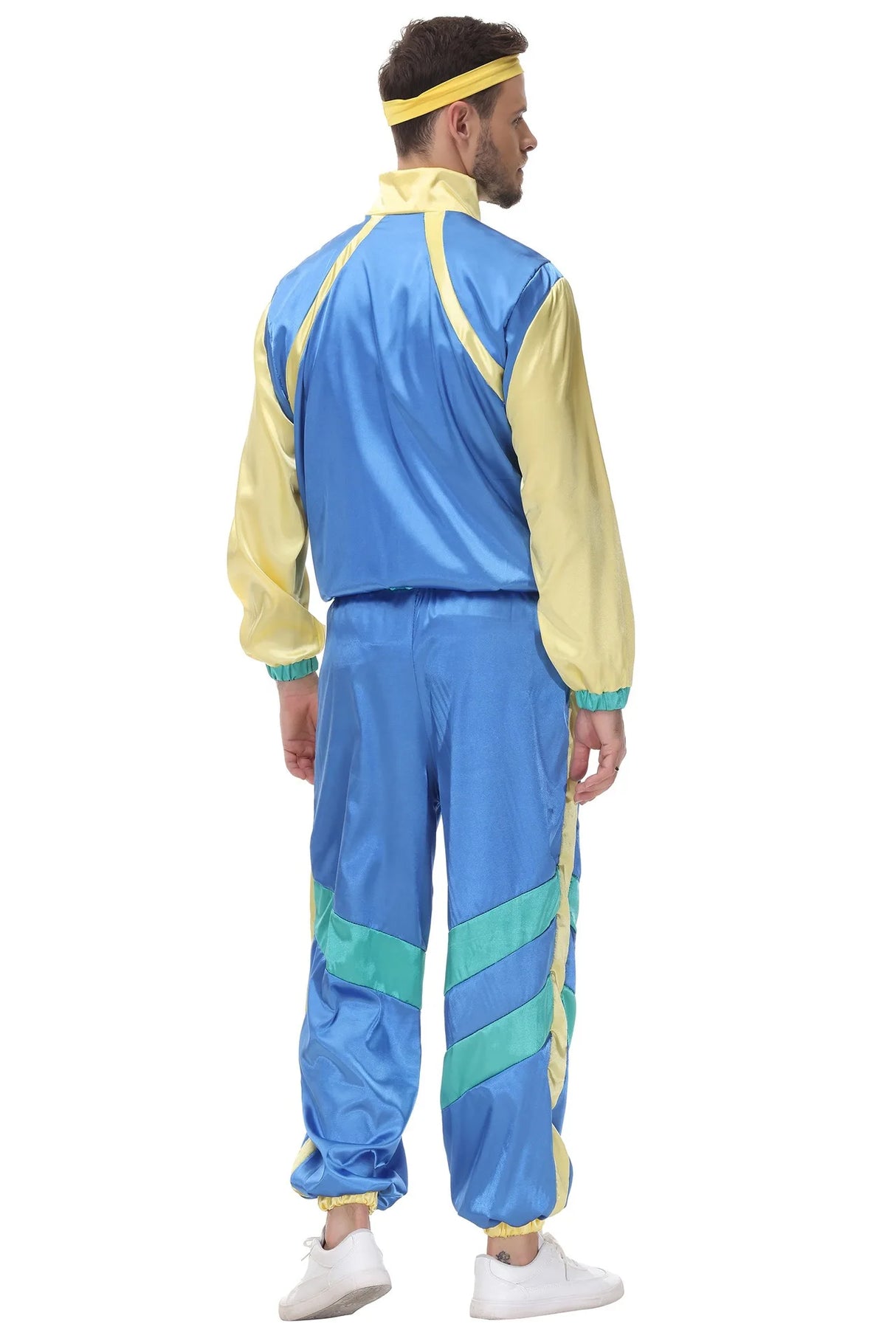 Cosplay Halloween Costumes 70s Retro Disco Couple Sportswear Cos Party Stage Performance Costumes