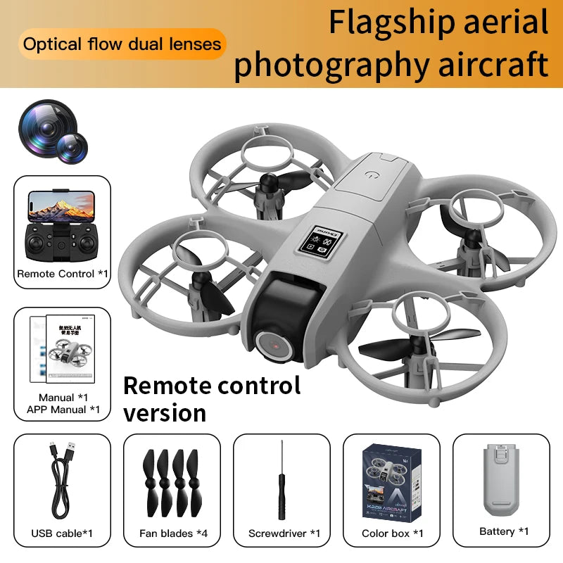 2026New X228 VR Drone 8K HD Optical Flow Hovers Headless Mode Helicopter 360° Flip Quadcopter Toys Mini Drone Fors Kid Toy Gifts