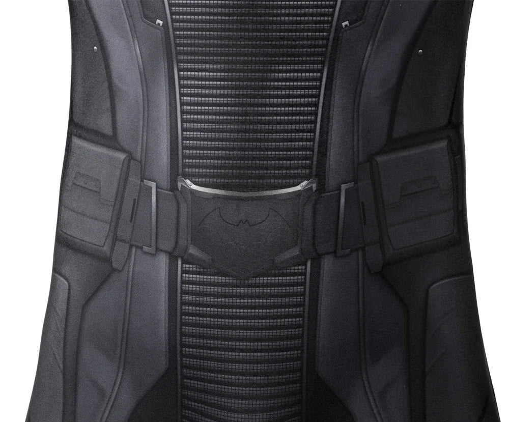Knights Superhero Bruce Wayne Cosplay Costume Men Bat Jumpsuit Halloween Carnival Fitting Suit Bodysuit Cape Party