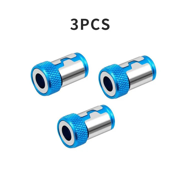3PCS Magnetic Bit Holder Alloy Electric Magnetic Ring Screwdriver Bit Head Holder Anti Corrosion Magnetizer for Phillip Bit