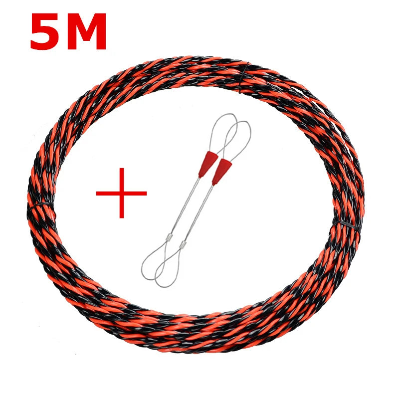 Electrician Threading Device 5/10/15/20/25/30/50M Cable Wire Threader Puller Lead Device Construction Electrician Hand Tools