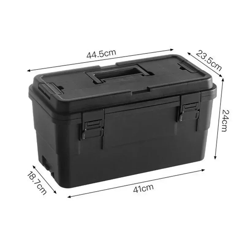 Complete Tool Box Storage Organizer Hardware Parts Tool Box Double-layer Camping Tools Case Portable Carry Case Professional