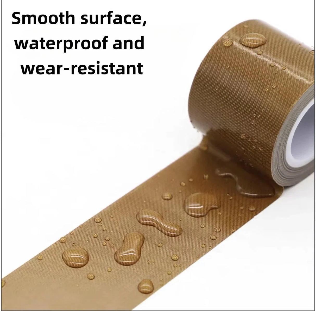 PTFE Tape Adhesive Cloth Width 5~100mm Thickness 0.13mm 0.18mm Insulated Vacuum High Temperature Resistant Sealing PTFE Tapes