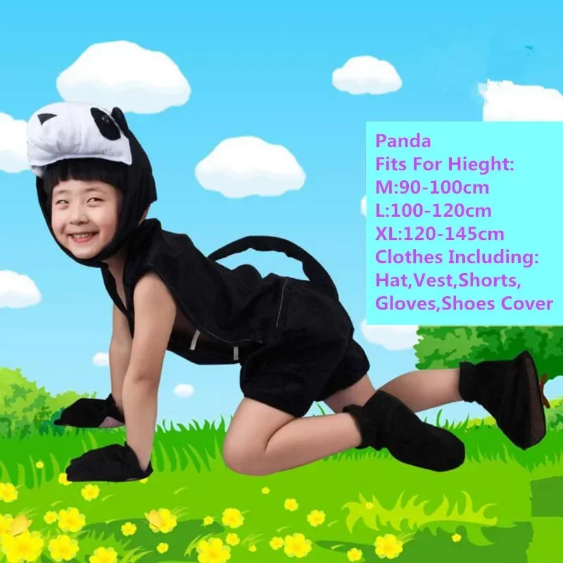 Cute Multiple Animal Costume Children Kids Boys Girls Summer Short Cosplay Costumes Carnival Party Dress Halloween