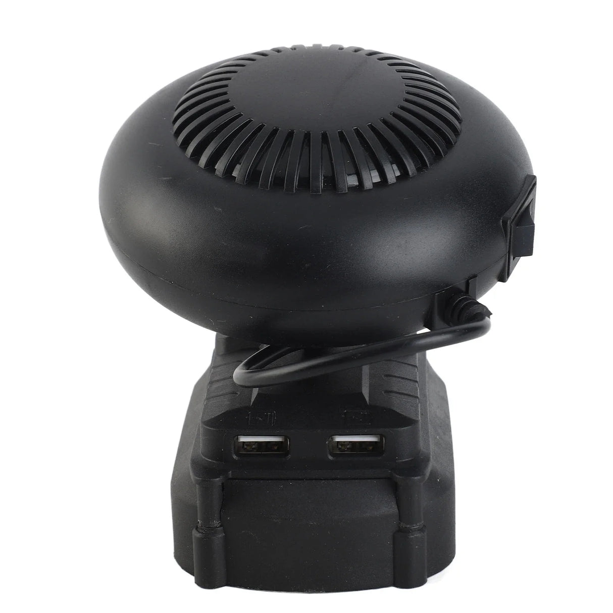Electric Heater Fan Electric Portable 2 Gear Space Heater 18V Battery Powered 170W for Workshop