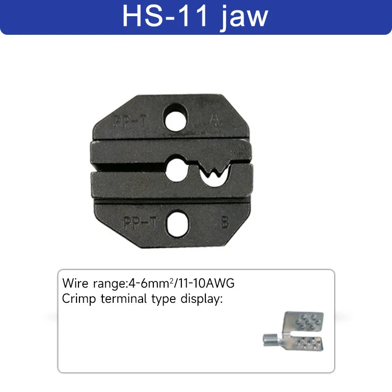 1pcs HS Crimping Pliers Jaw For 230mm/9inch Pliers Plug Spring And Crimping Cap terminals HS-03BC/40J High Hardness Jaw Tool
