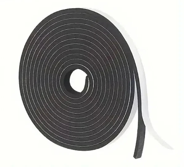 4M Foam Self-adhesive Door Window Sealing Strip Wearable Sliding Dustproof Sponge Strip Soundproof Home Insulation sealing tape