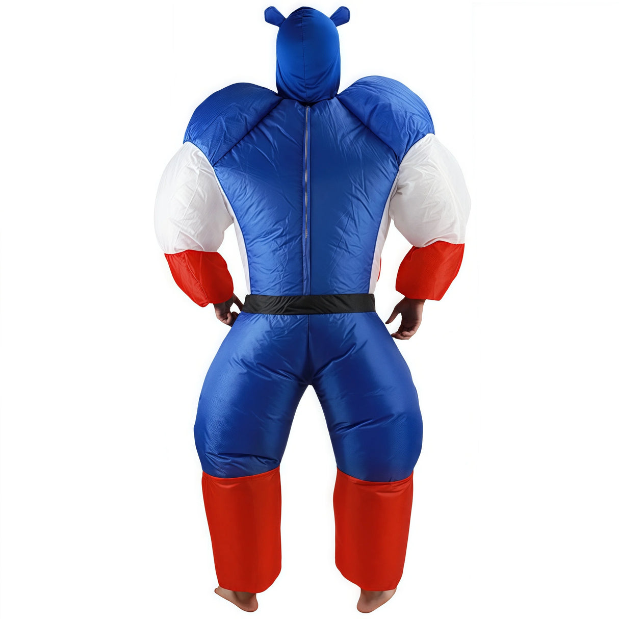 Inflatable Captain Hulk Super hero Cosplay Jumpsuit Costume Halloween for Man Party