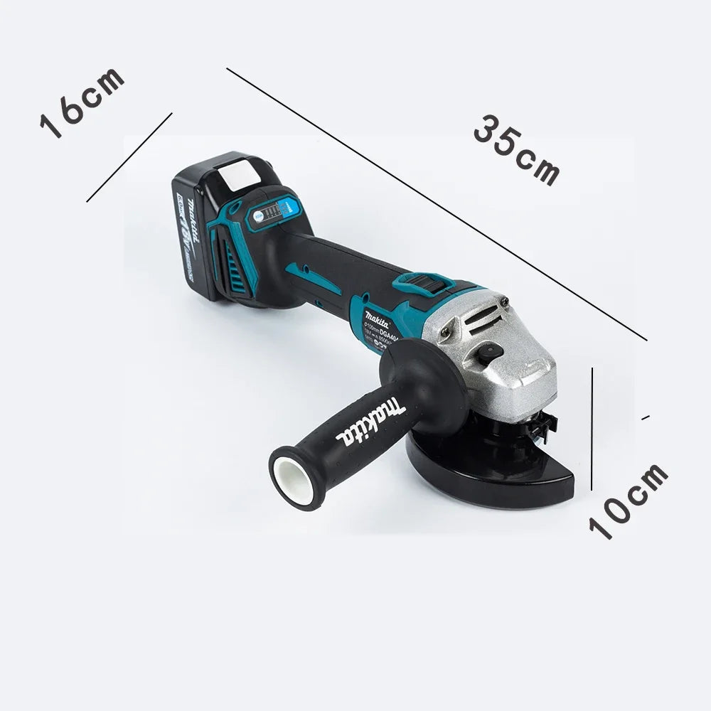 Makita 18V DGA404 Brushless Lithium Electric Angle Grinder Rechargeable Cutting Machine High Power Polishing Machine
