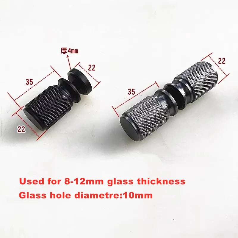 Solid 304 stainless steel single hole shower room handle bathroom glass door handle glass cabinet door small handle(SJ-5310S)