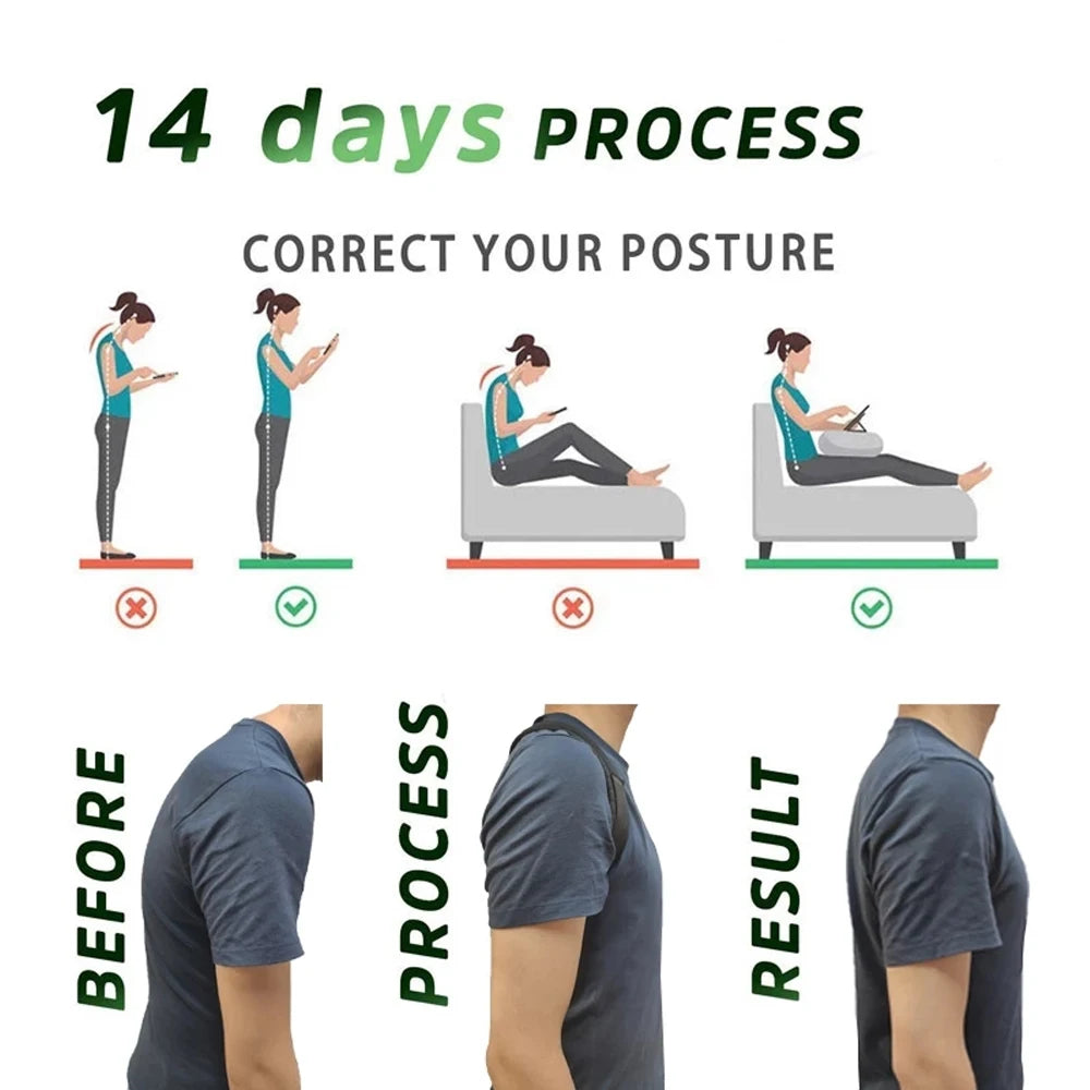 1pcs Adjustable Spine Correction Belt for Women And Men Preventing Humpback Posture Corrector Back And Shoulder Support