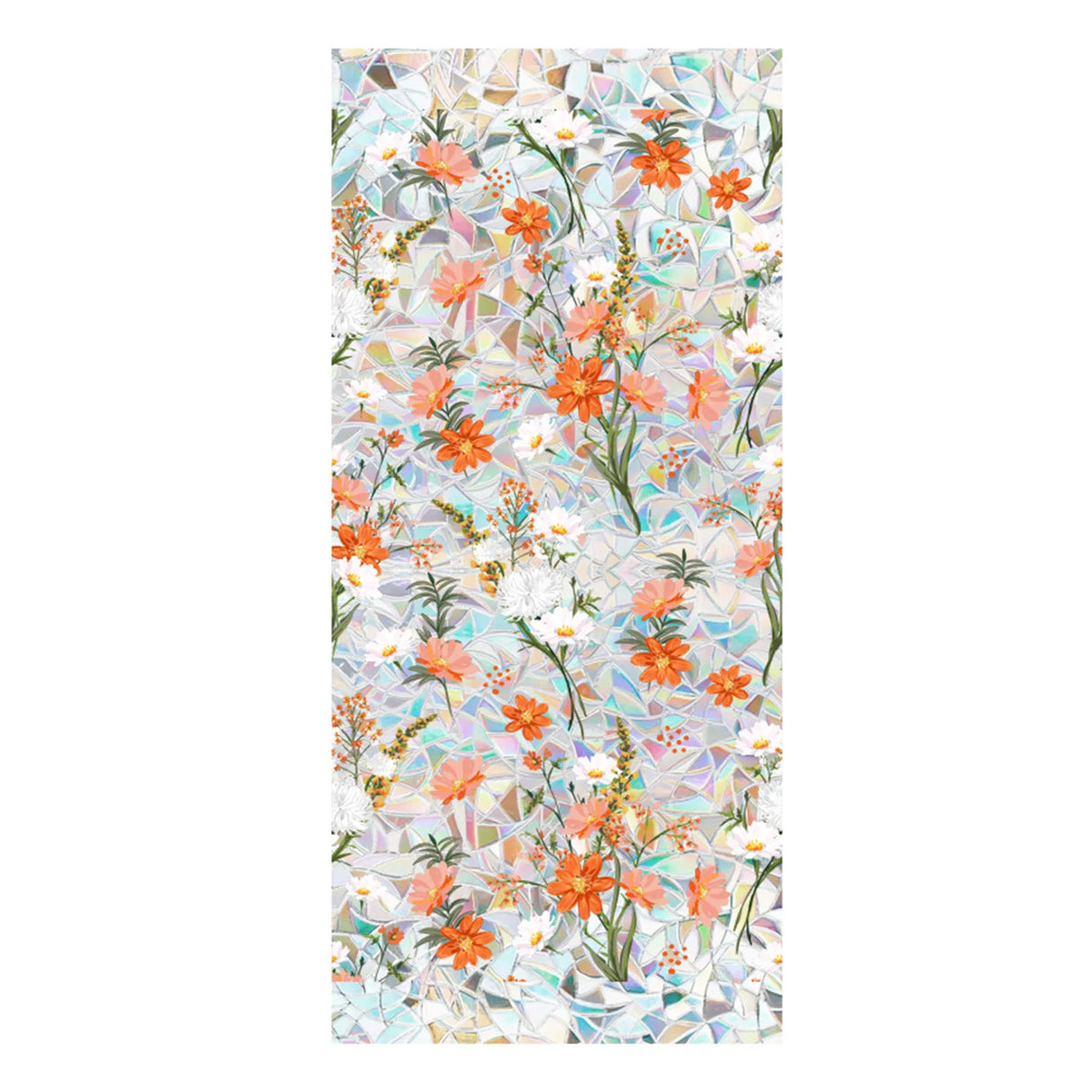 Stained Glass Static Window Privacy Film Sun Blocking Glass Cling Waterproof PVC Home Bathroom Window Covering Film Sticker