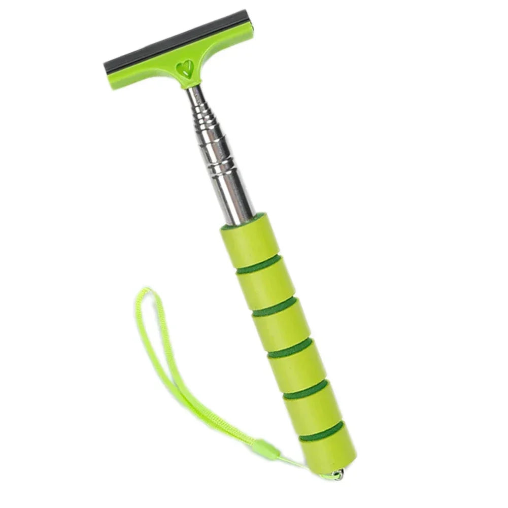 Portable Rainy Glass Window Cleaning Tool Wiper Telescopic Handle Car Side Mirror Squeegee Telescopic Rearview Mirror Squeegee
