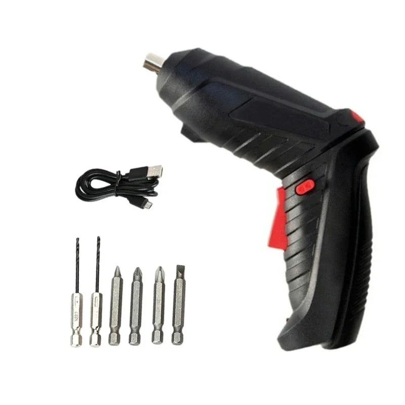 3.6V Powerful Impact Drill Screwdriver LED Lighting Electric Power Screwdriver Set Portable Mini Electric Screwdriver Power Tool