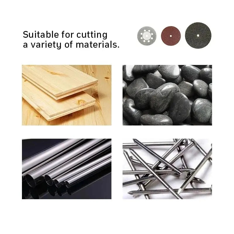 Diamond Cutting Blades 60pcs Sanding Wheel Woodworking Circular Saw Blades Metal Dremel Mini Drill Rotary Tool Accessories