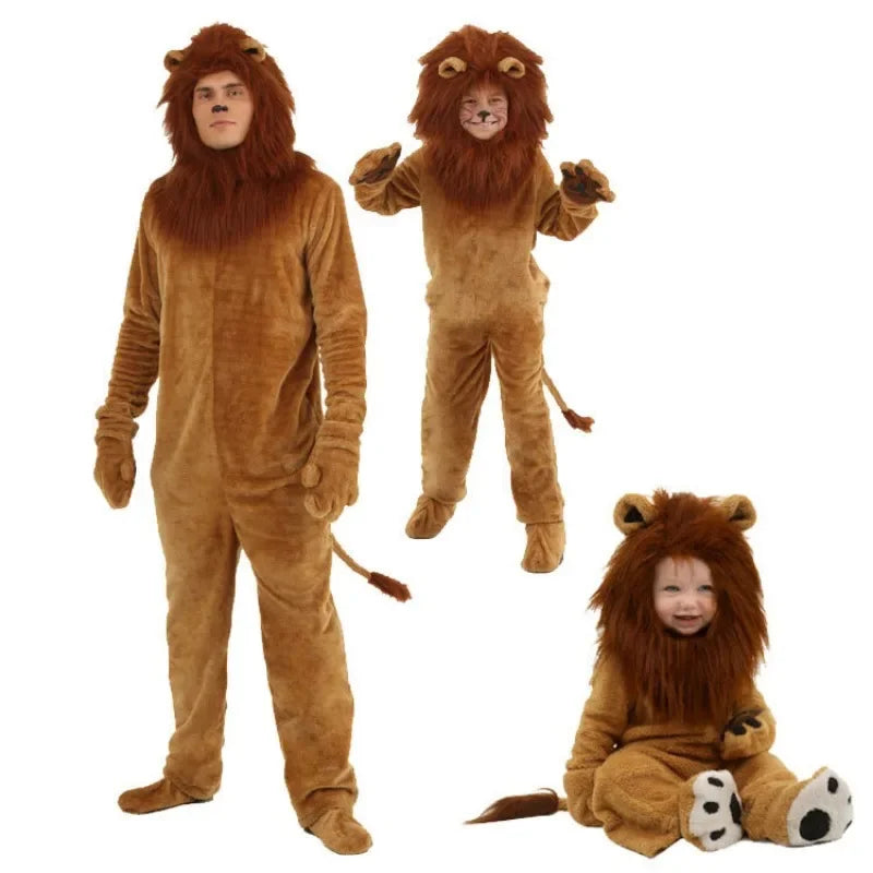 2025 New Cartoon Cute Lion Wizard of Oz Costume Animal Party Halloween Performance Costume cosplay costumes