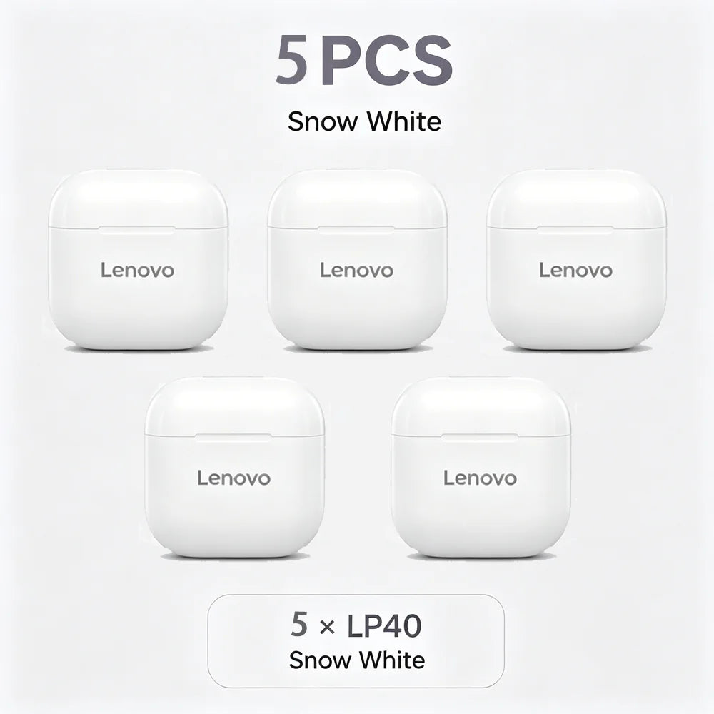 Original Lenovo LP40 TWS Bluetooth5.4 Earphones Wireless Headphones Touch Control Sport Headset Stereo Earbuds For Phone Android