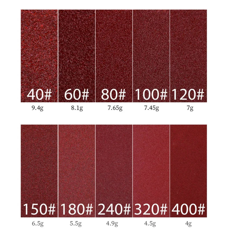 10/20/40 PCS 11Holes Mouse 40-2000 Grits Paper Detail Sanding Sander Sander PSM Triangular Sandpaper Detail Multi