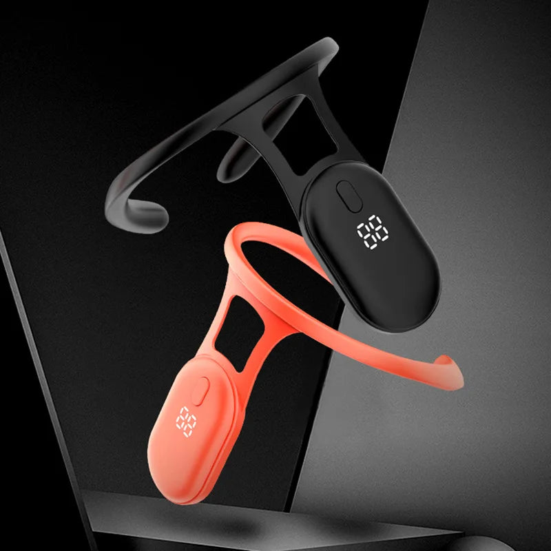 HTMCK Intelligent Posture Corrector Portable Anti Hunchback Posture Correction Device Eyesight Protection Trainer for Adults