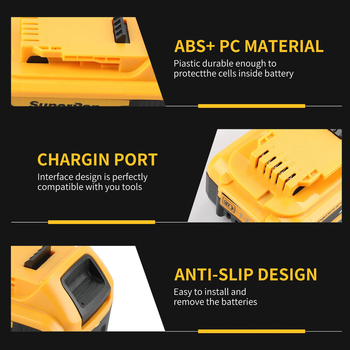 20V Battery Compatible with dewalt power Tools 18V 12Ah rechargeable electric tool Lithium batteries suitable for DeWalt