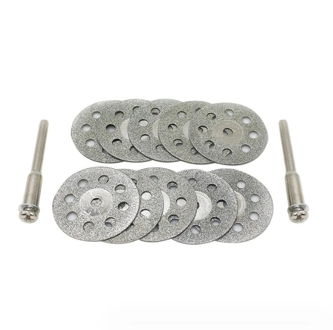 12Pcs/set 22mm Hss Cutting Disc Circular Saw Blade Metal Cut Off Abrasive Tools For Dremel Rotary Tool cutting blade