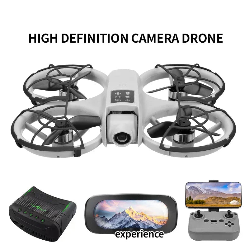 H36 Rc Drone 2.4G Real-time Transmission Glasses HD Camera FPV Brushless Drone Remote Control Aircraft Quadcopter Flying