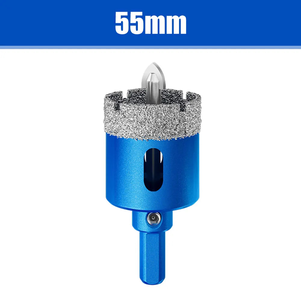 1pcs 18-110MM Diamond Coated Drill Bits Set Ceramic Tile Hole Saw with position drill for Glass Marble Granite Stone Porcelain