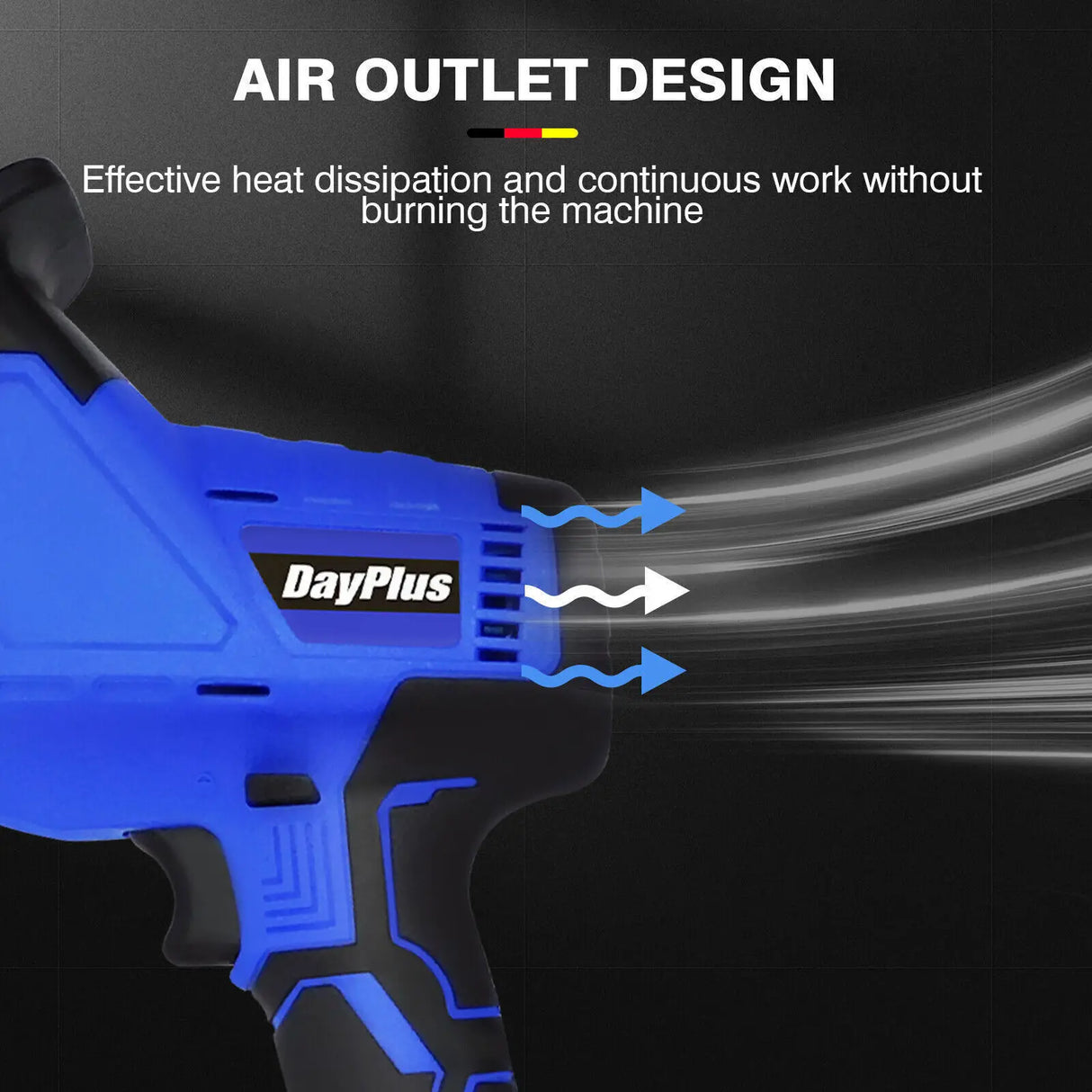 Cordless Reciprocating Saw with 1 Battery, Variable Speed, Cordless Sabre Saw, Electric Saw for Wood & Metal Cutting, LED Light