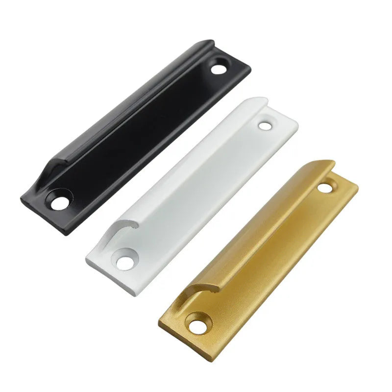New Aluminum Alloy Door Handle Push-pull Balcony Gate Window Pulls Knob Furniture High Quality