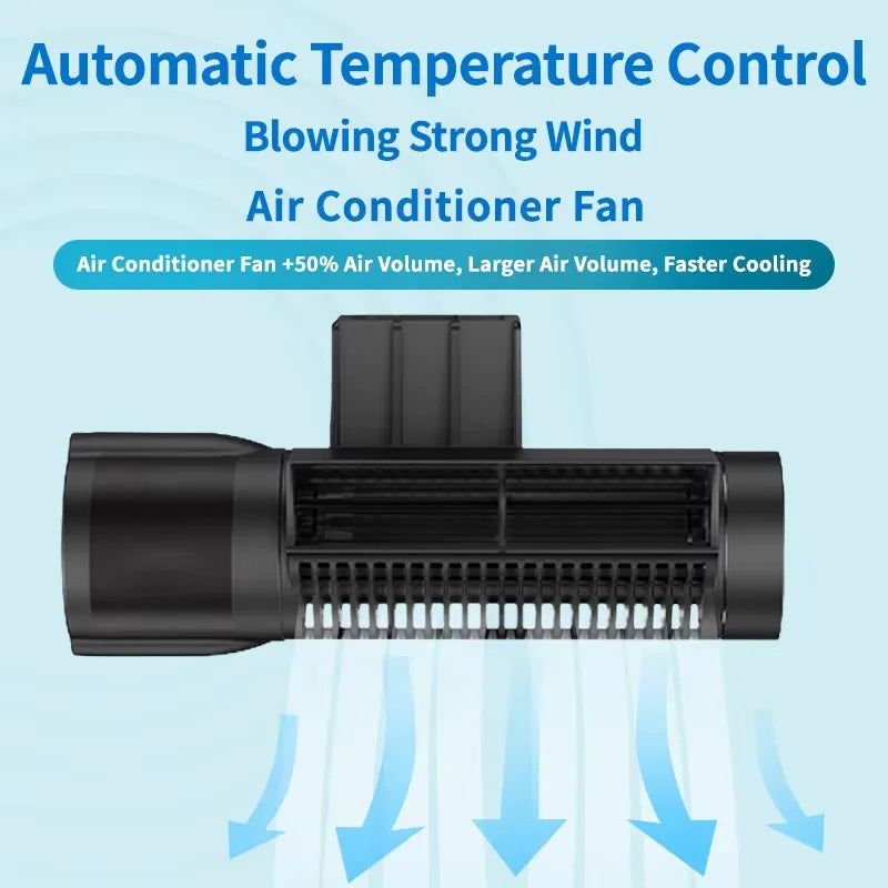 Jebao Jecod ACF Series Aquarium Cooling Fan 12V 3W/4W, Quiet Variable Speed Fan for Fish Tank, Water Cooling Fan, Hydroponics Co