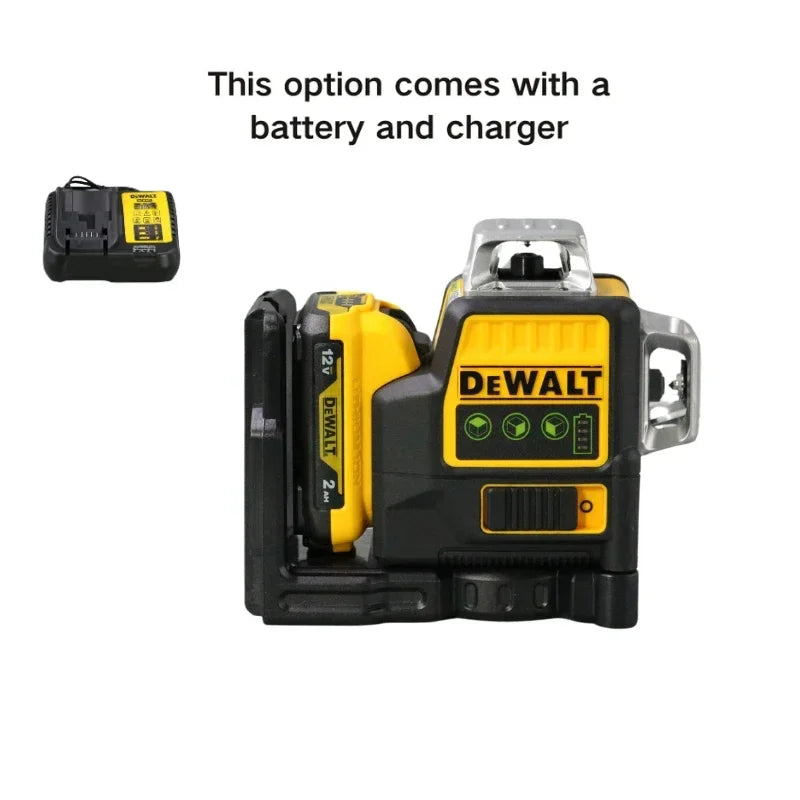"2025 New!" Dewalt DW089LG vertical 12V lithium battery 12-wire laser 360 horizontal green instrument Outdoor tool nivel laser
