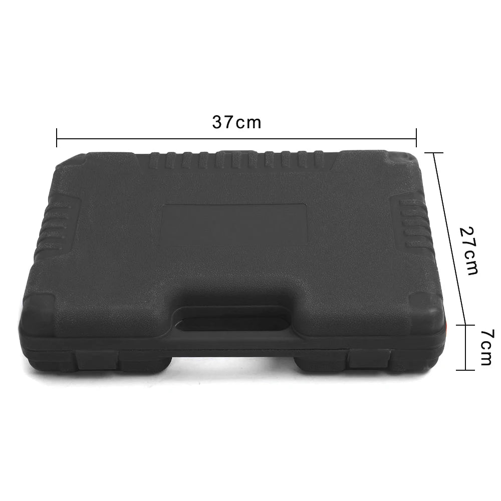 Professional 94Pcs 1/2" & 1/4" Drive Socket Set Screwdriver Bits Ratchet Torque Wrench For Car Repair Kit with Black