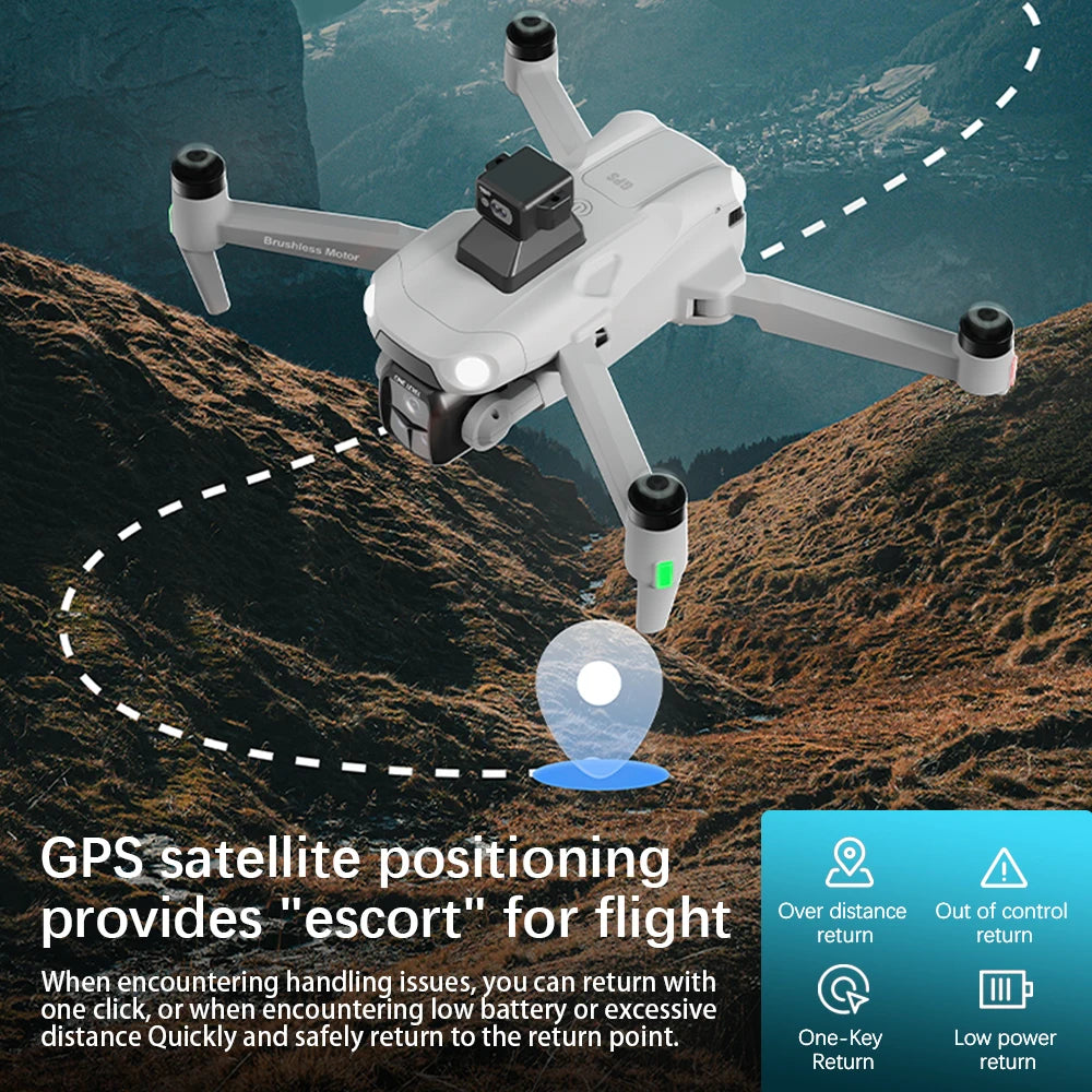 Lenovo A1R 3S Original 8K Drone 4K 5G GPS 360° Laser obstacle avoidance Brushless Foldable Quadcopter RC Distance 3KM Dron